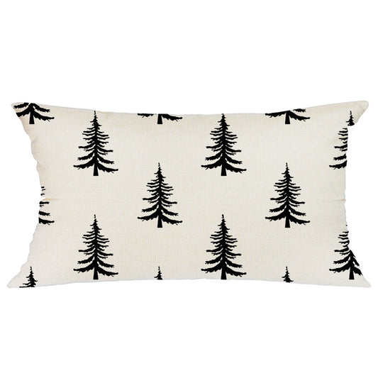 GEEORY Christmas Lumbar Throw Pillow Cover 12x20 Chirstmas Tree Winter Holiday Farmhouse Decor for Couch G152-12